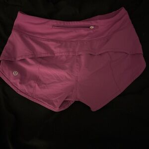 Lululemon speed up shorts size 4
